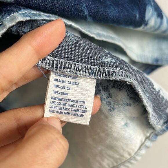 American Eagle Outfitters Tie Dye Denim Dress - Picture 6 of 9